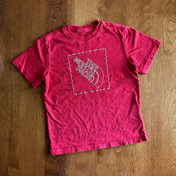 The North Face red logo tee XS 6 - Picture 1 of 5
